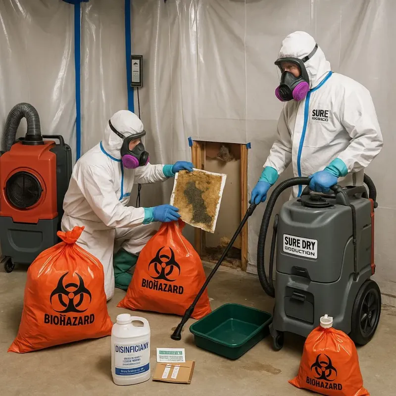 Contaminated Water Handling Protocols process in Clinton, AR