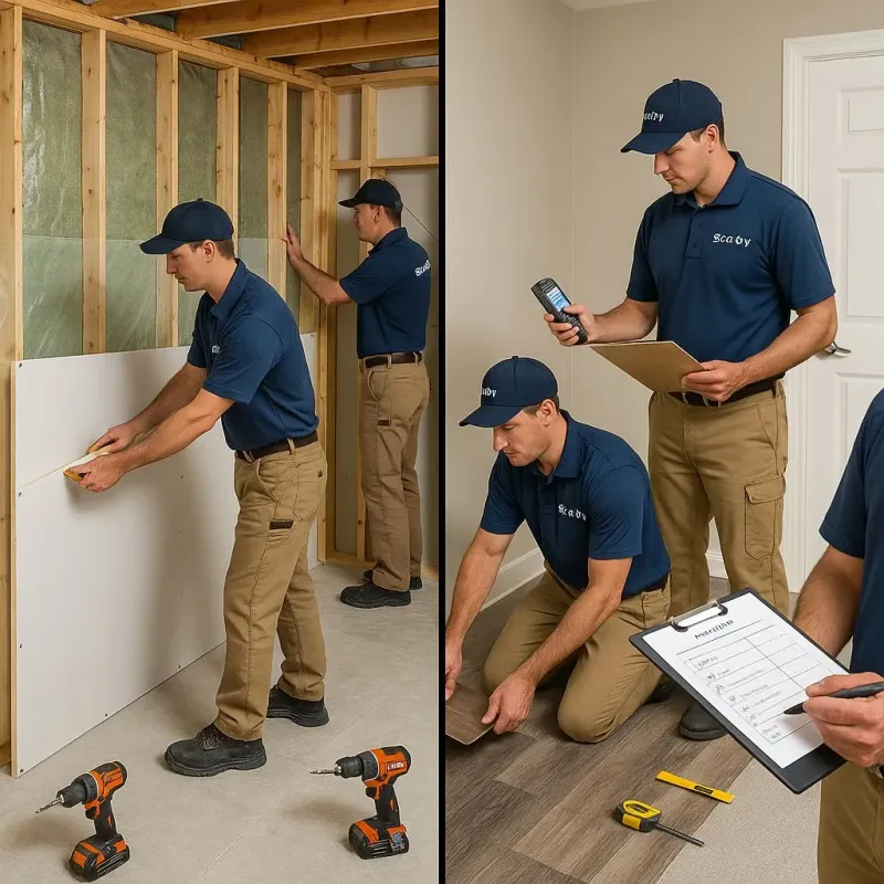 Repairs and Reconstruction process in Clinton, AR
